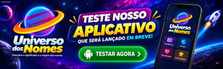 Teste o aplicativo Universo dos Nomes
